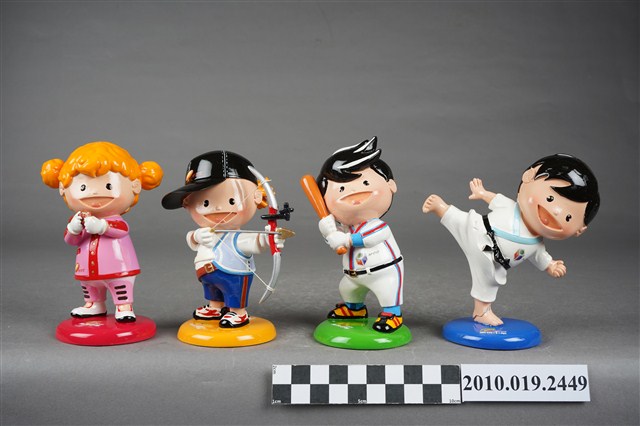 中華電信奧運紀念玩偶組 (共3張)