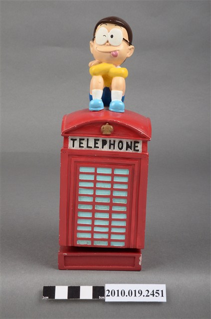 大雄電話亭造型音樂盒 (共9張)