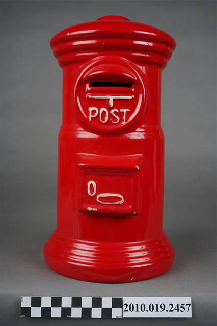 瓷燒郵筒造型存錢筒 (共5張)