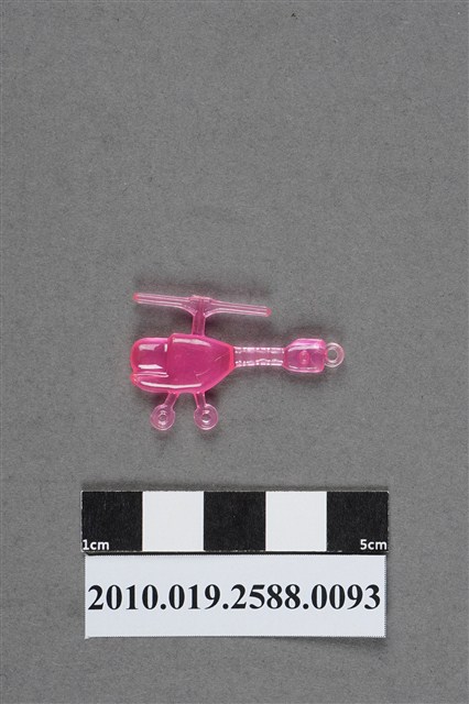 粉紅色直升機造型尪仔仙 (共2張)