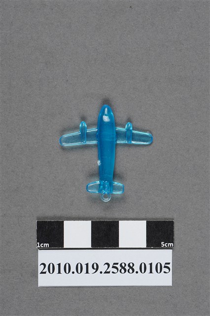 藍色飛機造型尪仔仙 (共2張)