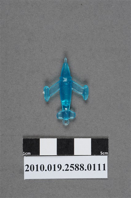 藍色噴射機造型尪仔仙 (共2張)