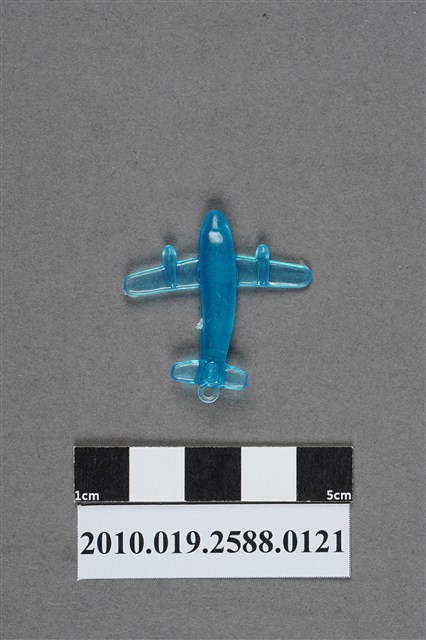 藍色飛機造型尪仔仙 (共2張)