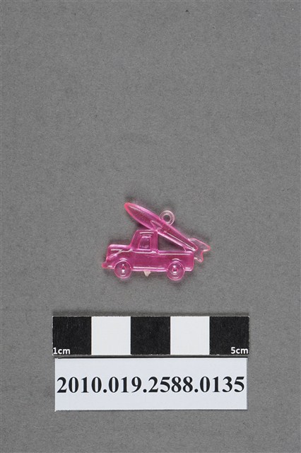 粉紅色飛彈車造型尪仔仙 (共2張)