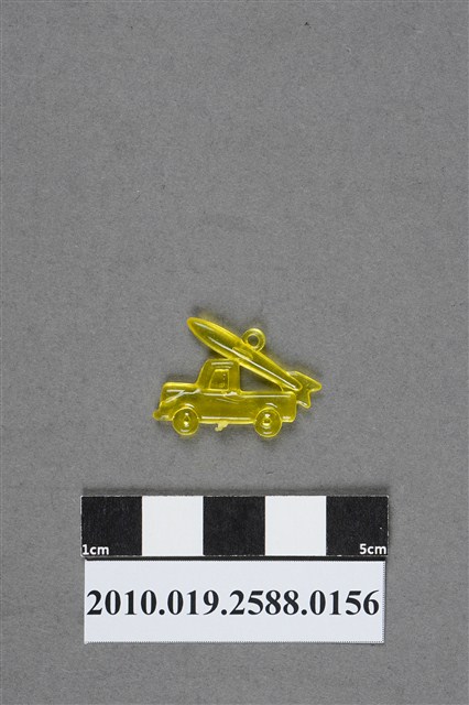 黃色飛彈車造型尪仔仙 (共2張)