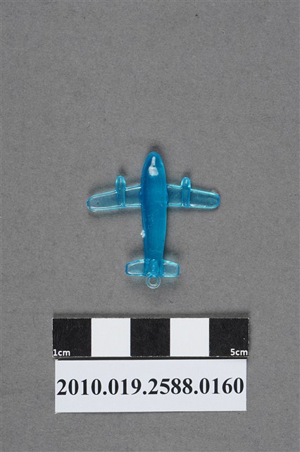 藍色飛機造型尪仔仙 (共2張)