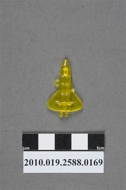 黃色太空梭造型尪仔仙 (共2張)