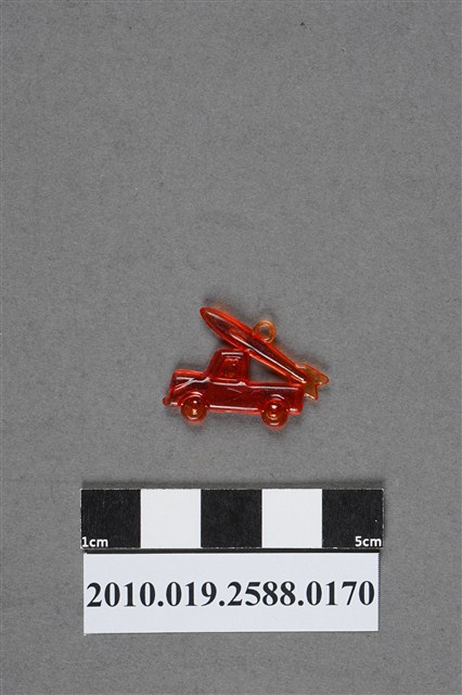 紅色飛彈車造型尪仔仙 (共2張)