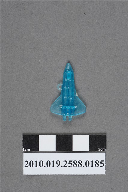 藍色太空梭造型尪仔仙 (共2張)