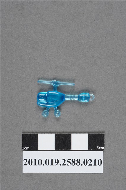 藍色直升機造型尪仔仙 (共2張)