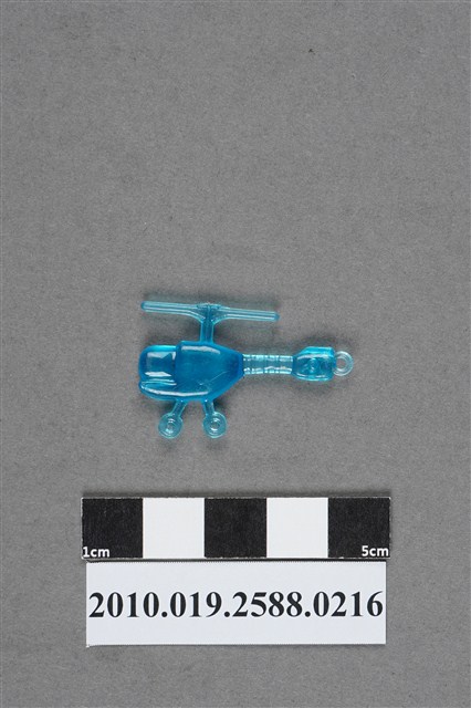 藍色直升機造型尪仔仙 (共2張)