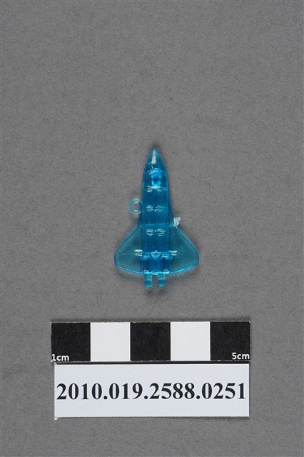 藍色太空梭造型尪仔仙 (共2張)