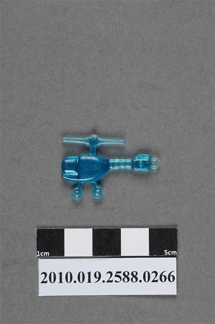 藍色直升機造型尪仔仙 (共2張)