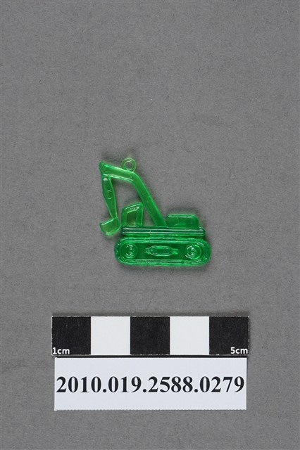 綠色挖土機造型尪仔仙 (共2張)