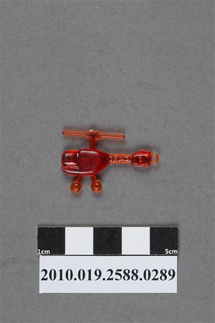 紅色直升機造型尪仔仙 (共2張)