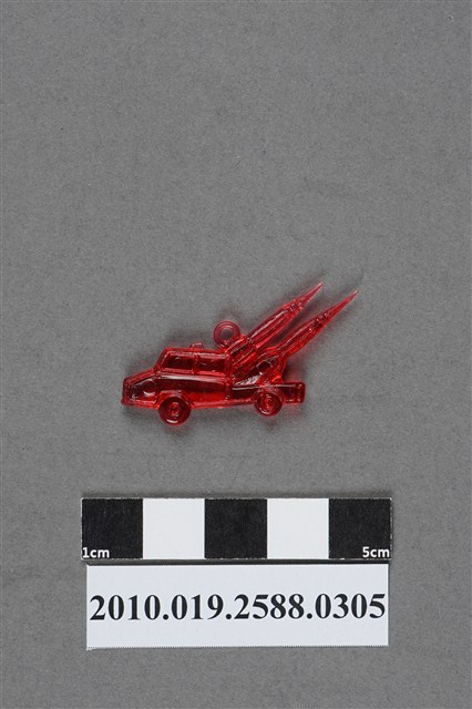 紅色飛彈車造型尪仔仙 (共2張)