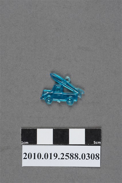 藍色飛彈車造型尪仔仙 (共2張)