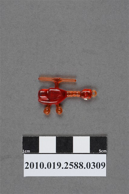 紅色直升機造型尪仔仙 (共2張)