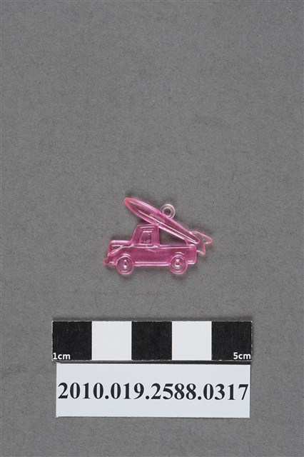 粉紅色飛彈車造型尪仔仙 (共2張)