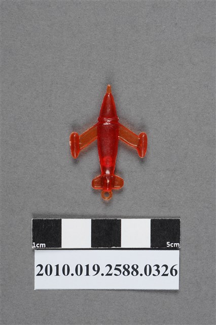 紅色噴射機造型尪仔仙 (共2張)