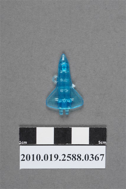 藍色太空梭造型尪仔仙 (共2張)