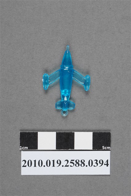 藍色噴射機造型尪仔仙 (共2張)