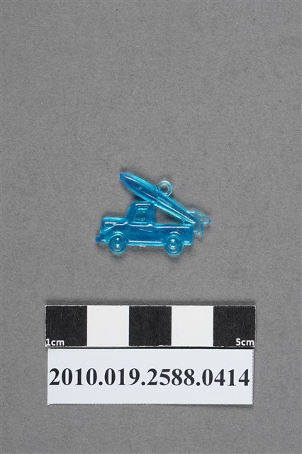 藍色飛彈車造型尪仔仙 (共2張)