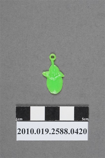 綠色石榴造型尪仔仙 (共2張)