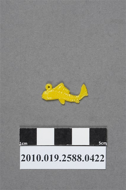 黃色鯉魚造型尪仔仙 (共2張)