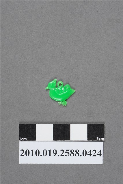 綠色鳥造型尪仔仙 (共2張)