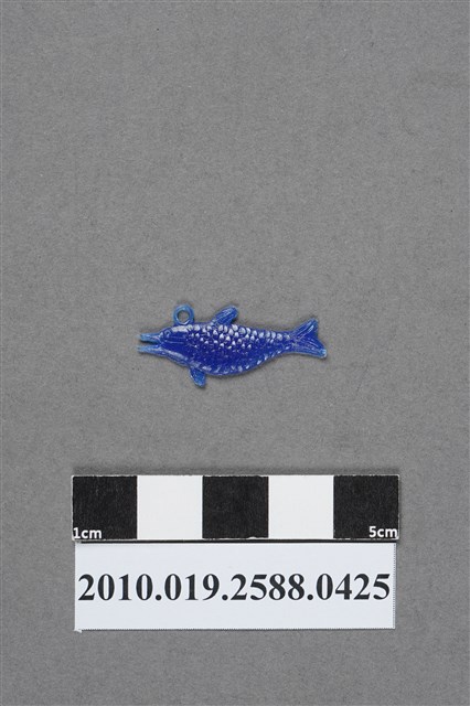 藍色魚造型尪仔仙 (共2張)