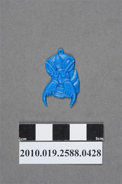 藍色昆蟲頭部造型尪仔仙 (共2張)