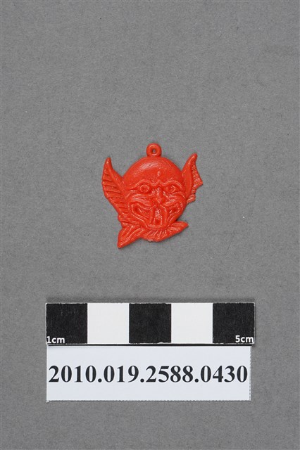 紅色水妖頭像造型尪仔仙 (共2張)