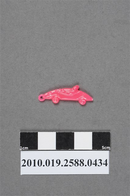 粉紅色敞篷跑車造型尪仔仙 (共2張)