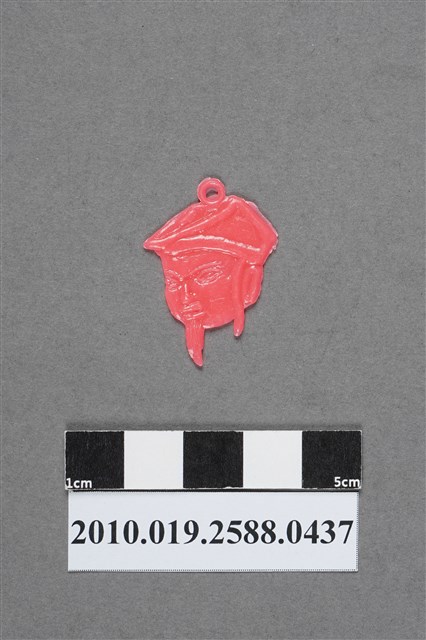 粉紅色男性頭像造型尪仔仙 (共2張)