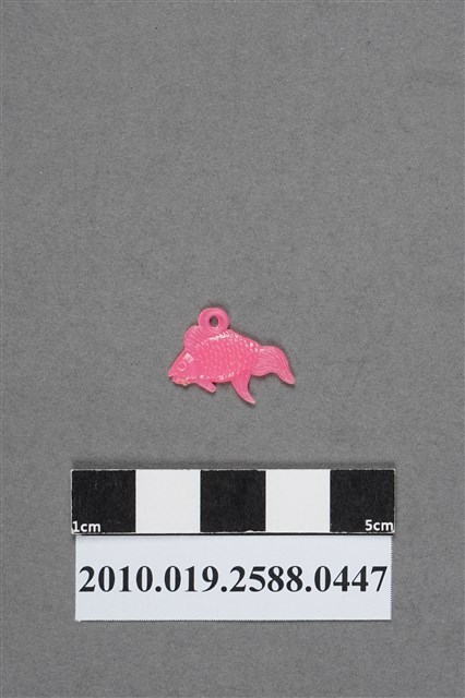 粉紅色金魚造型尪仔仙 (共2張)