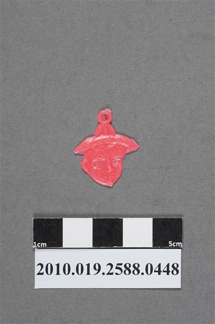 粉紅色戴帽者頭像造型尪仔仙 (共2張)