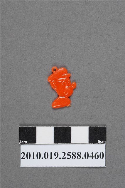 橘色叼煙斗男性造型尪仔仙 (共2張)