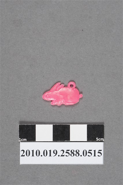 粉紅色兔造型尪仔仙 (共2張)