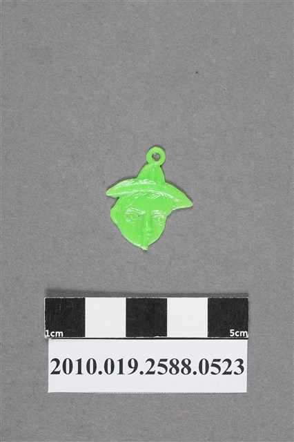 綠色戴帽者頭像造型尪仔仙 (共2張)