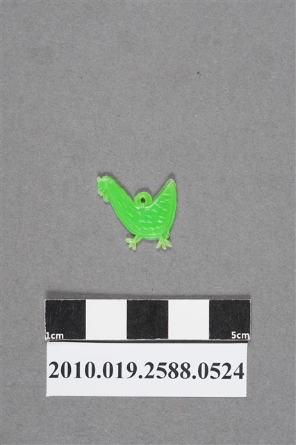 綠色雞造型尪仔仙 (共2張)