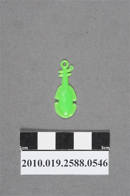綠色小提琴造型尪仔仙 (共2張)