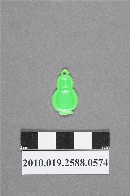 綠色不倒翁造型尪仔仙 (共2張)