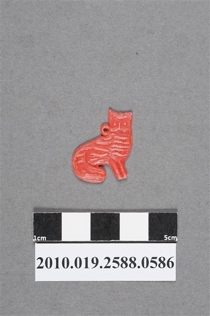 紅色貓造型尪仔仙 (共2張)