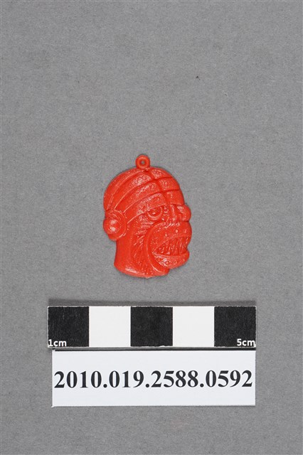 紅色人物頭像造型尪仔仙 (共2張)