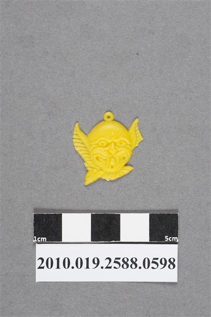 黃色水妖頭像造型尪仔仙 (共2張)