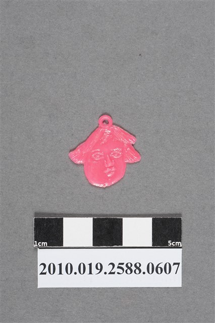 粉紅色男性頭像造型尪仔仙 (共2張)