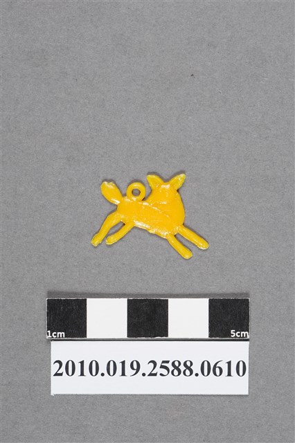 黃色鹿造型尪仔仙 (共2張)