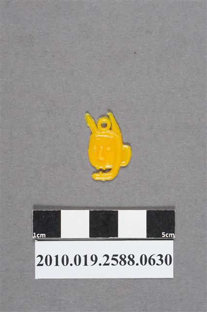 黃色人物頭像造型尪仔仙 (共2張)