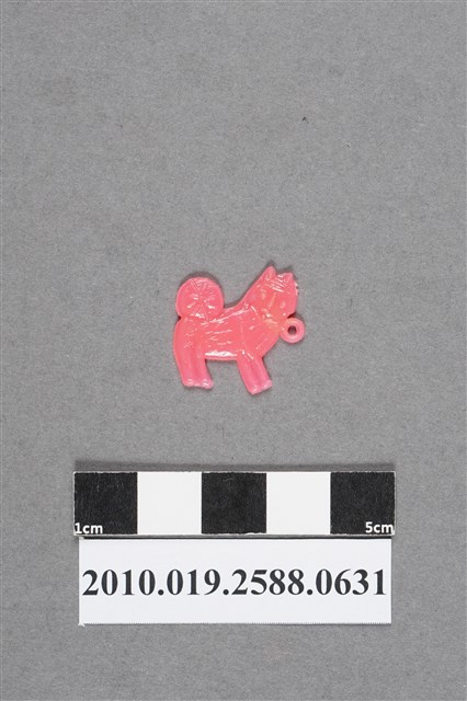 粉紅色狗造型尪仔仙 (共2張)